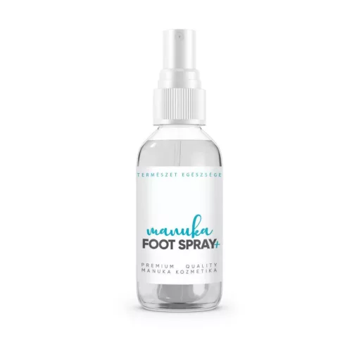 MANUKA FOOT SPRAY 50ML körömgomba, lábgomba 4 + 1 db AJÁNDÉK csomagban 