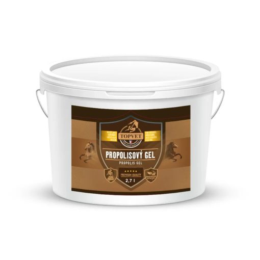 GYÓGYNÖVÉNYES GÉL PROPOLISSZAL lovaknak dekubitusz, sérülések kezelése 2700 ml