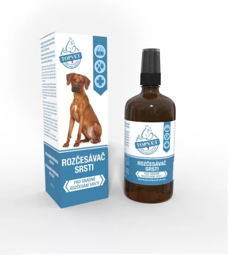 Kifésülést könnyítő spray kutyáknak gyógynövényekkel