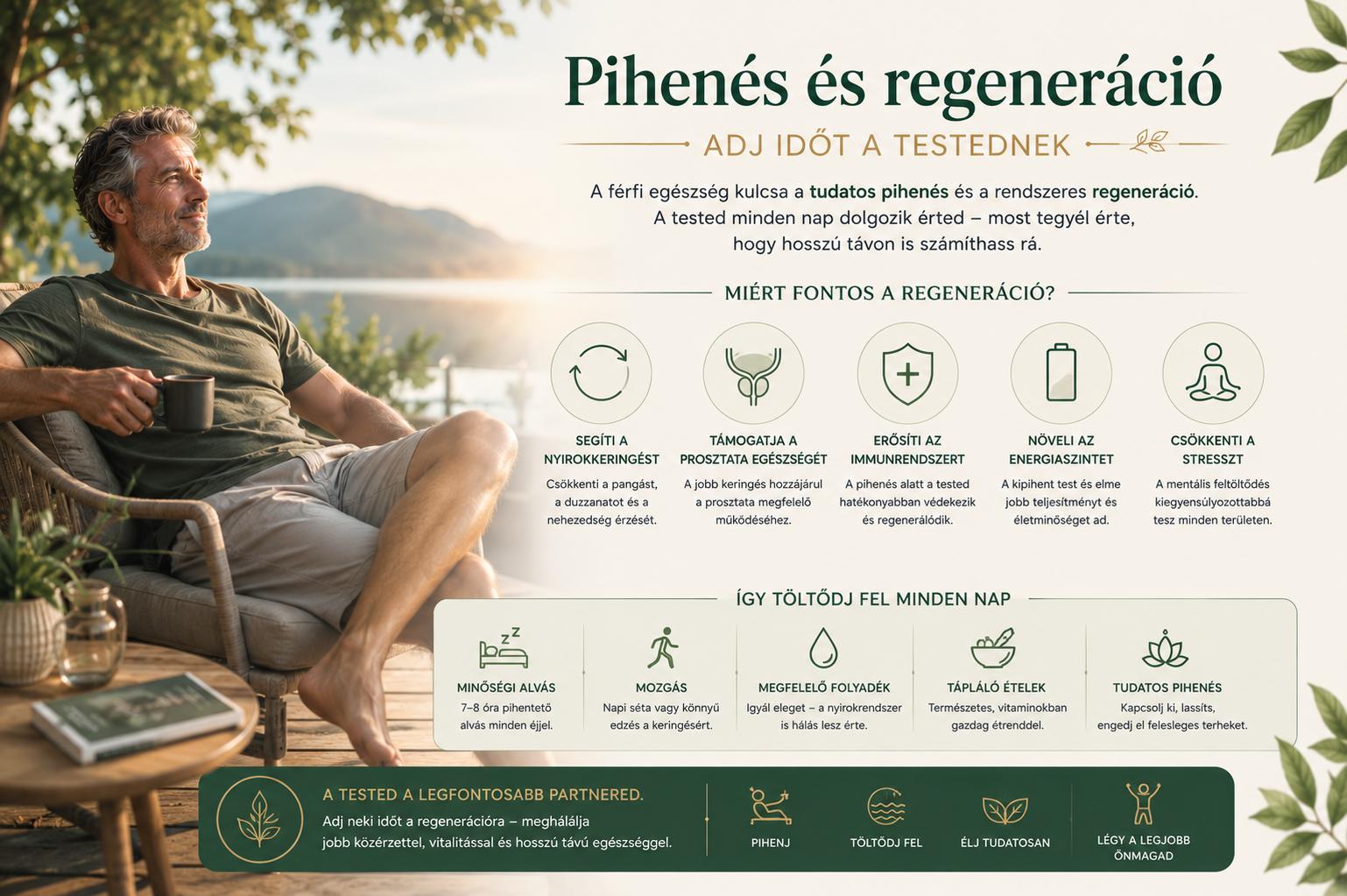 Pihenés és regeneráció – adj időt a testednek