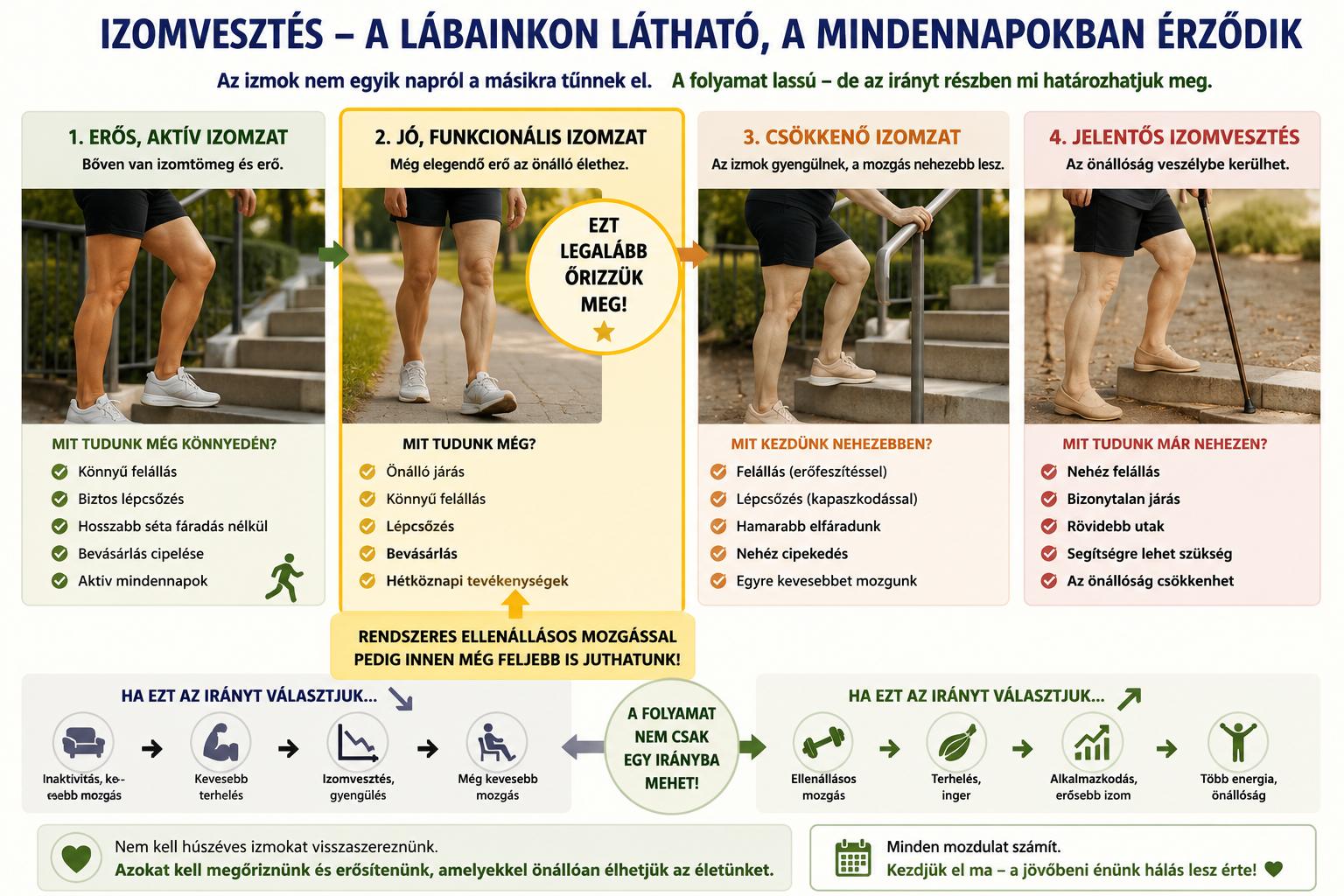 Izomvesztés és mozgásképesség – az izomzat állapota és a mindennapi önálló mozgás