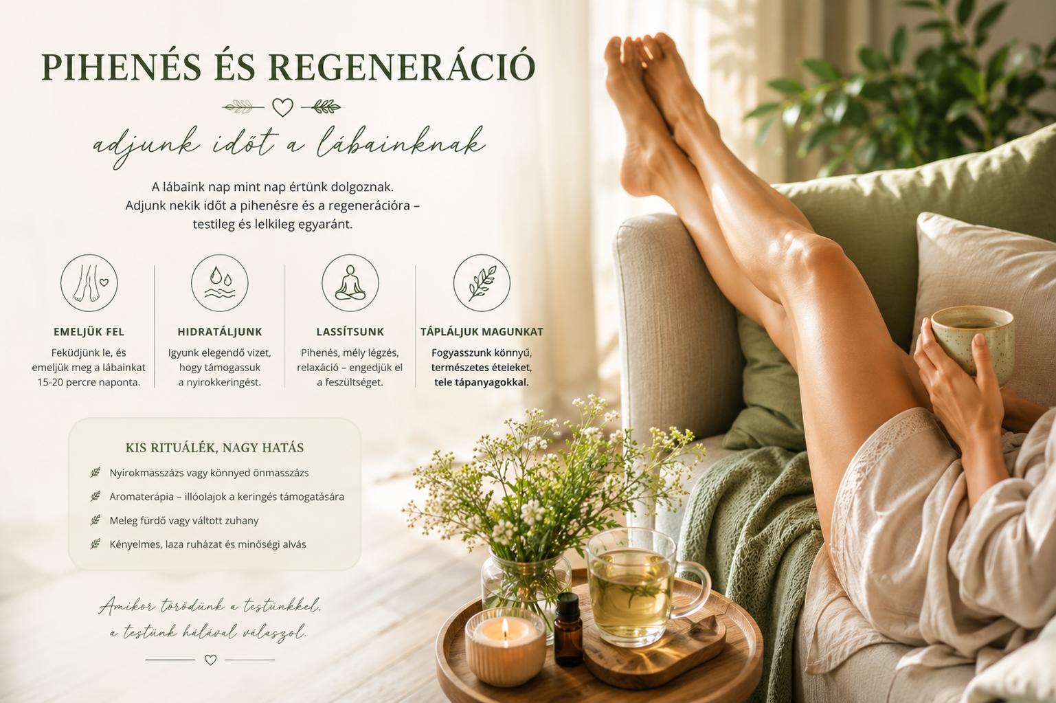 Pihenés és regeneráció – adjunk időt a lábainknak