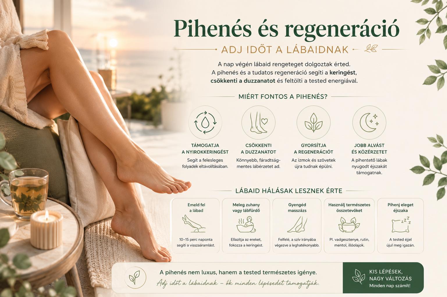 Pihenés és regeneráció – adj időt a lábaidnak