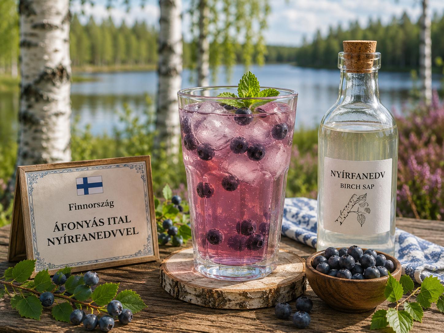 Finn áfonya és nyírfanedv